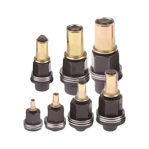 7pcs carbon steel - steel, nut
