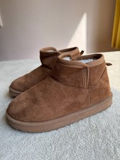 Primark Ugg Dupe Boots Size uk 11 Children's, Kids, Brown 