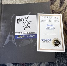 James Hetfield Signed Book