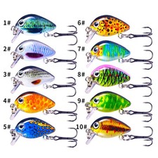 10PCS Fishing Lures Lots Of