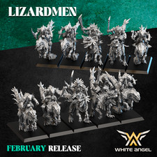 Lizard Warrior Rider Lizardmen