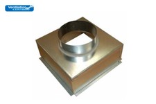 Grille box top entry plenum