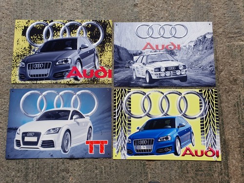 German audi metal sign cars - audi,