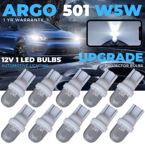 501 t10 led - led, white