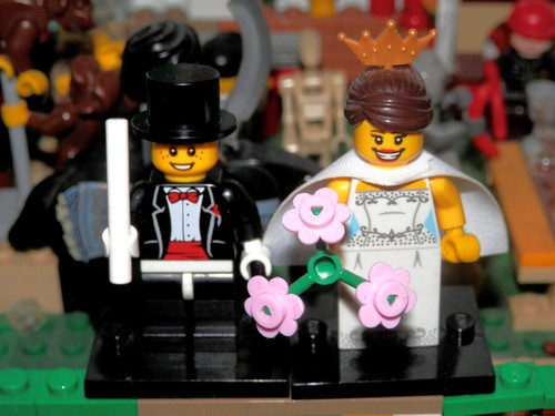 Lego minifigures bride and - lego,
