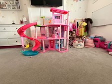 Barbie Dream House 3 Story Spiral Slide 75+ Access Height 114.3cm - NEW