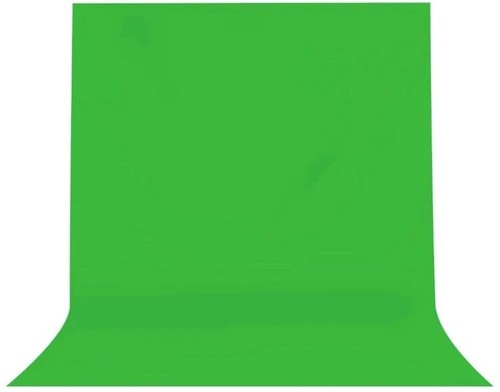 Green screen backdrop - green, for