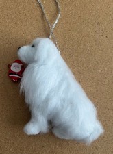 PYRENEAN MOUNTAIN DOG /GREAT PYRENEES /CHRISTMAS SANTA - Part needle felted 