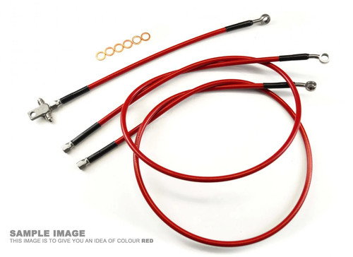 Hose front brake set - front, set/3
