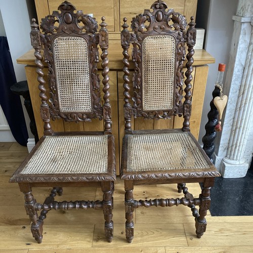 Antique hand carved chair with - chair,
