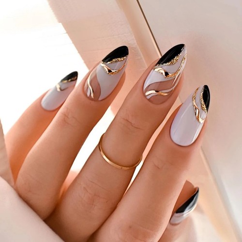 24pcs french tip - 24pcs,