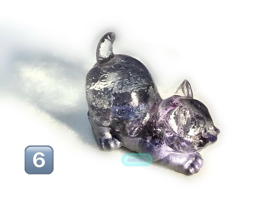 Handmade cute cat figure - cute,
