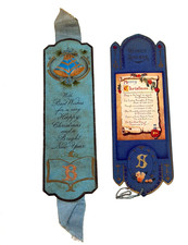 2 Antique  Victorian Christmas