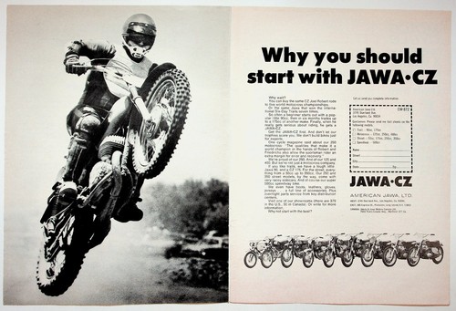 Jawa vintage magazine - vintage, ad