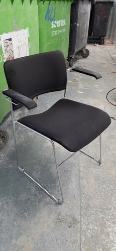 Black padded chairs - chairs, for