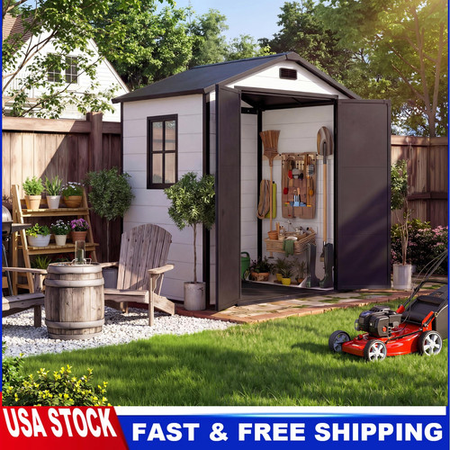 6x4 outdoor resin storage - 6x4, ft