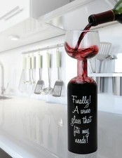 Ultimate wine bottle glass - ultimate,