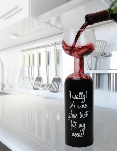 Ultimate wine bottle glass - ultimate,