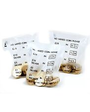 PLASTIC COINS BAGS-MONEY BANK BAGS NP MIXED COINS CHANGE CASH RETAIL BAG