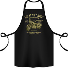 Military Motorcycle Army Motorbike Biker Cotton Apron 100% Organic