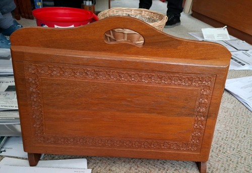 Vintage mid century - mid, wooden
