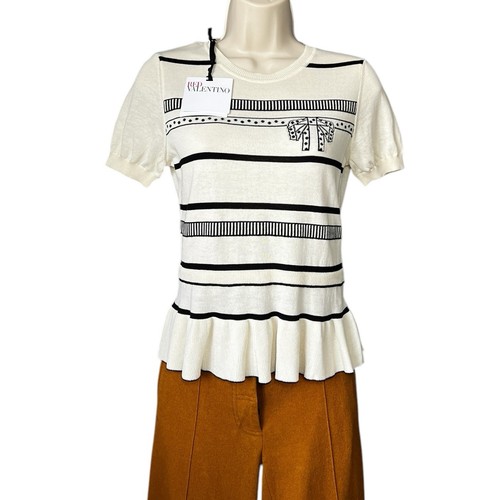 Red valentino intarsia - red,