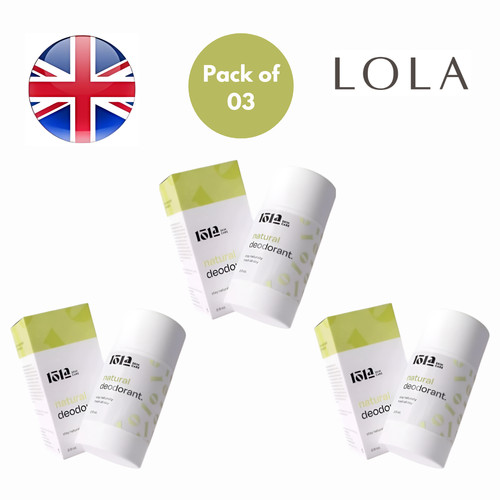 Lola natural deodorant - 3x,