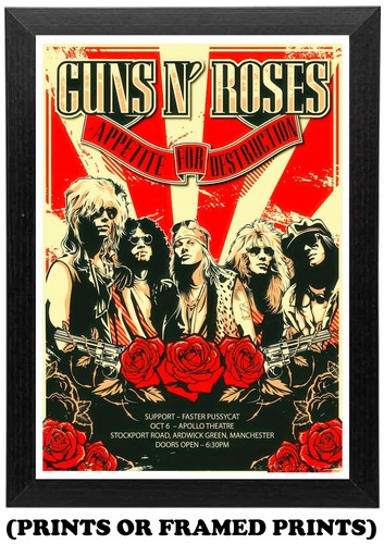 Guns roses music concert - roses,