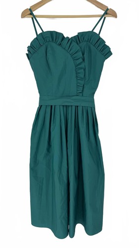 Vintage shubette teal ruffle - vintage,