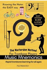 New learn easy Trombone Book For FAST Sight Reading & Slide Position Mnemonics