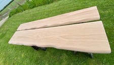 Waney Edge Red Oak Slabs Various Sizes Kiln Dried Planed and Sanded 40mm Thick