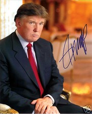 DONALD TRUMP AUTOGRAPH SIGNED