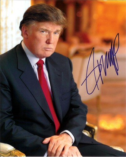 Donald trump autograph - donald,
