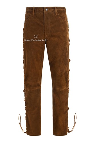 Men biker laced leather - men's,