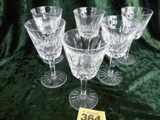 VINTAGE 6 WATERFORD CUT GLASS