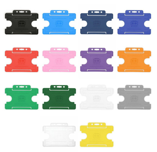 Plastic rigid card holder - plastic,