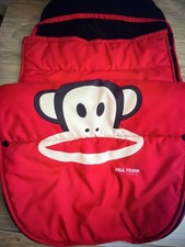 Bugaboo Paul Frank Toe Cosy For Buggy Pram Bright Red / Monkey Design