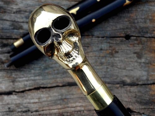 Skull design handle walking - skull,