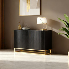 100cm Sideboard Black Matt