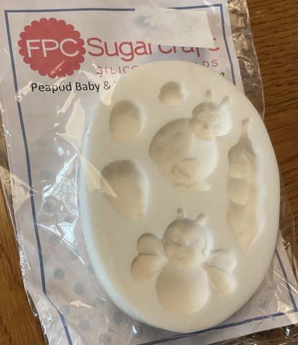 Silicone mould peapod - baby, &