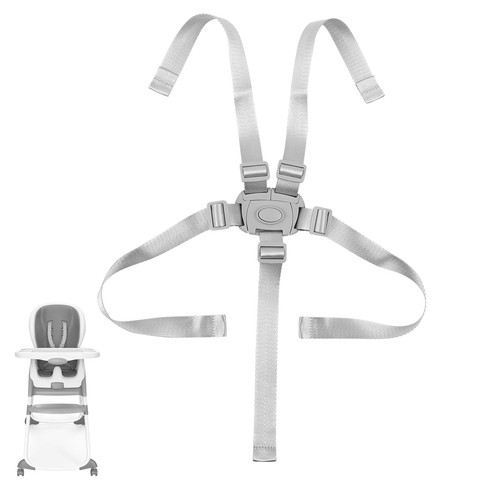 Adjustable high chair straps - high,