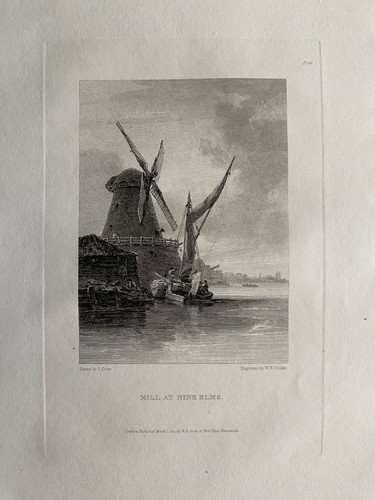 1814 antique print randalls - 1814,