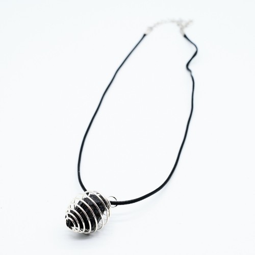 Raw crystal necklace gemstone - raw, necklace,