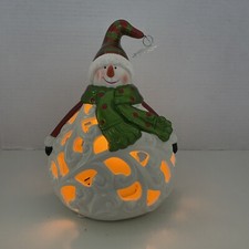 SNOWMAN Flameless Candle