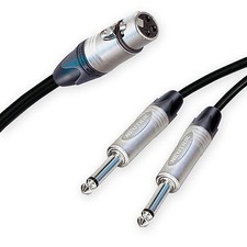Neutrik Female XLR Split to 2