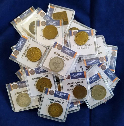 Birmingham market tokens fish - tokens,,