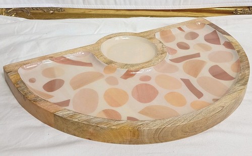 Habitat wooden serving tray - wooden,
