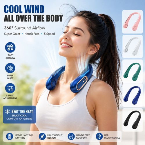 Neck fan hands free - neck,