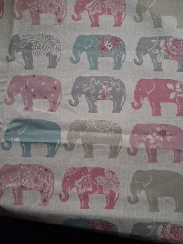 Canvas cotton fabric taupe - fabric,