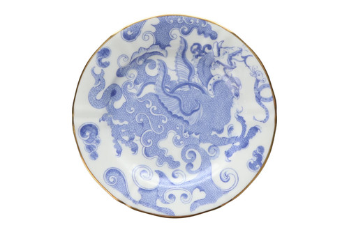 Royal worcester blue - worcester, dragon